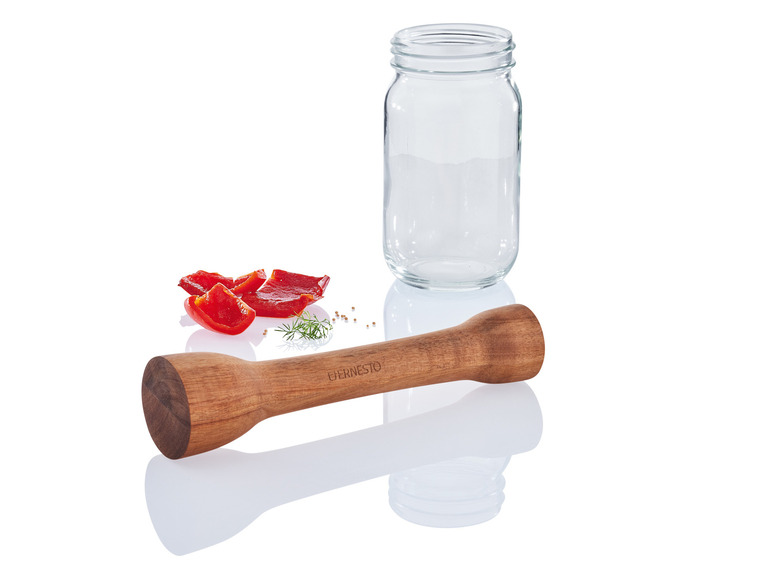 ERNESTO® Fermentier-Holzstampfer \ Fermentier-Glasgewichte Saisonschlussverkauf