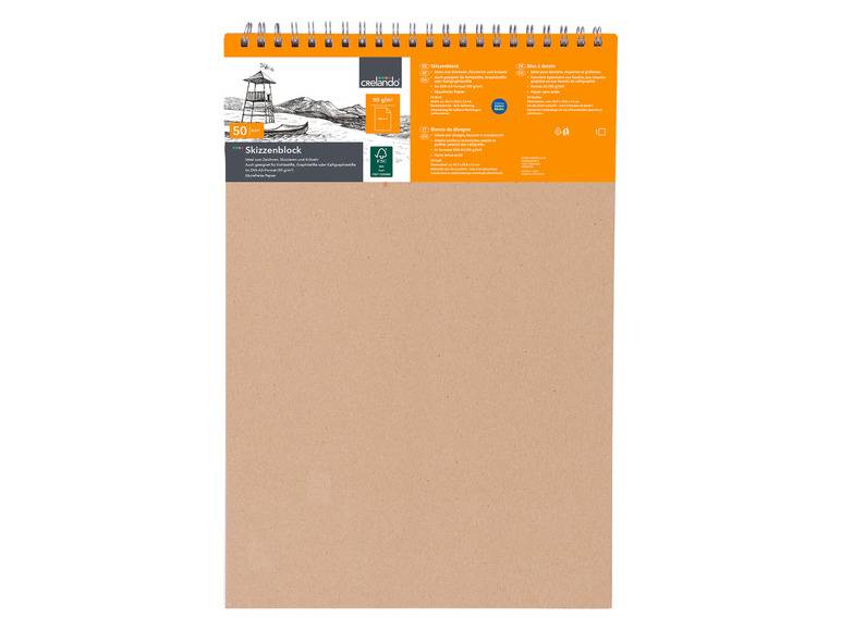 crelando® Zeichenblock, DIN A3/A4, säurefrei Valentinstagsangebot