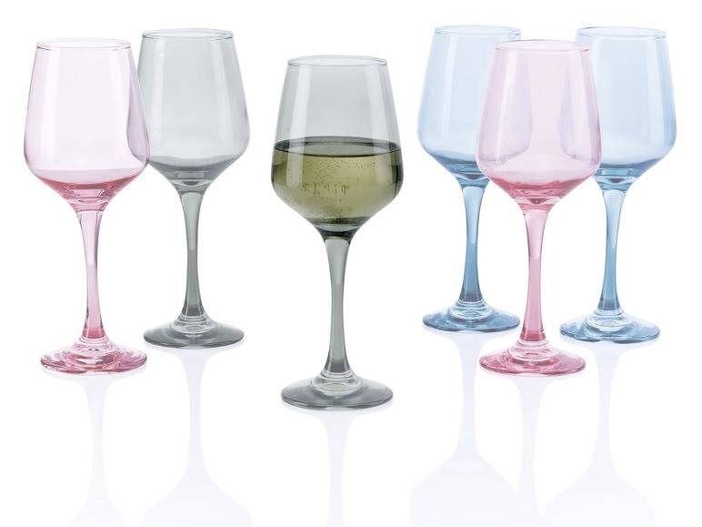 ERNESTO® Wein- / Wassergläser-Set, Bunt, 6 Stück Zeitlich begrenztes Angebot