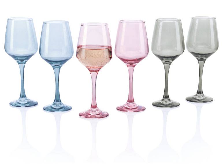 ERNESTO® Wein- / Wassergläser-Set, Bunt, 6 Stück Zeitlich begrenztes Angebot