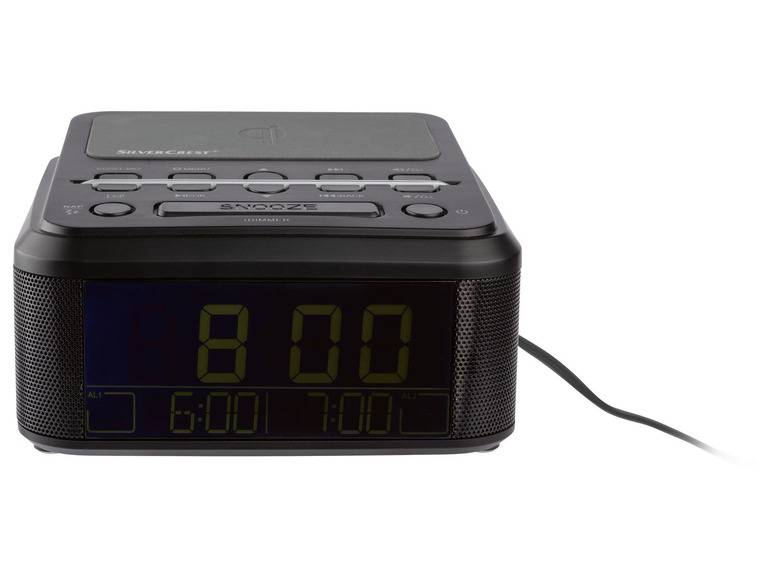 SILVERCREST® Uhrenradio, mit Qi Ladung, DAB+, Bluetooth Tägliche Deals
