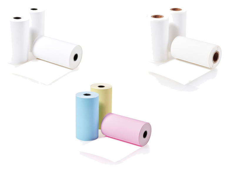 SILVERCREST® Fotopapier, 3 Stück, für Mini Pocket Printer