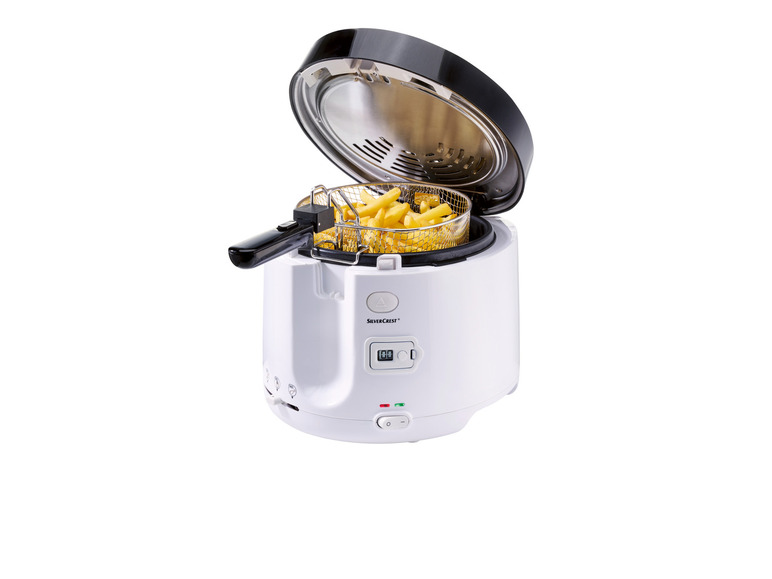 SILVERCREST® KITCHEN TOOLS Fritteuse »SFT 1900 A1«, mit Timer, weiß Begrenzte Freigabe