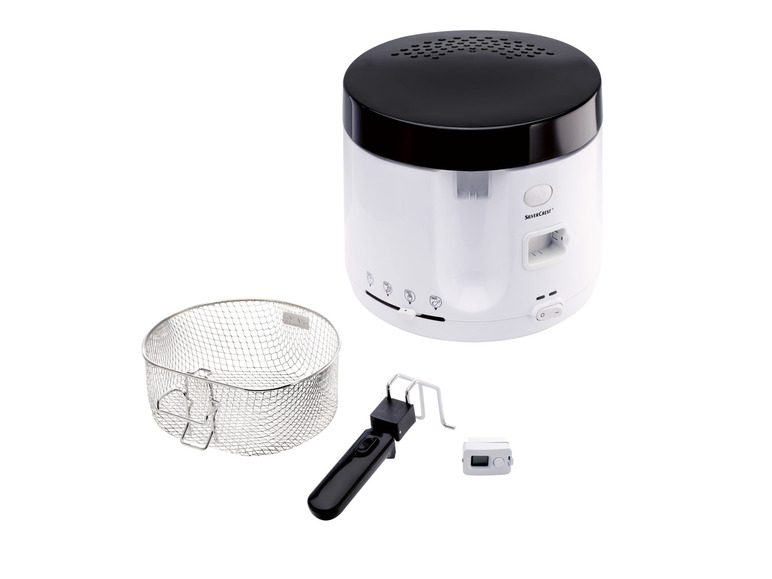 SILVERCREST® KITCHEN TOOLS Fritteuse »SFT 1900 A1«, mit Timer, weiß Begrenzte Freigabe