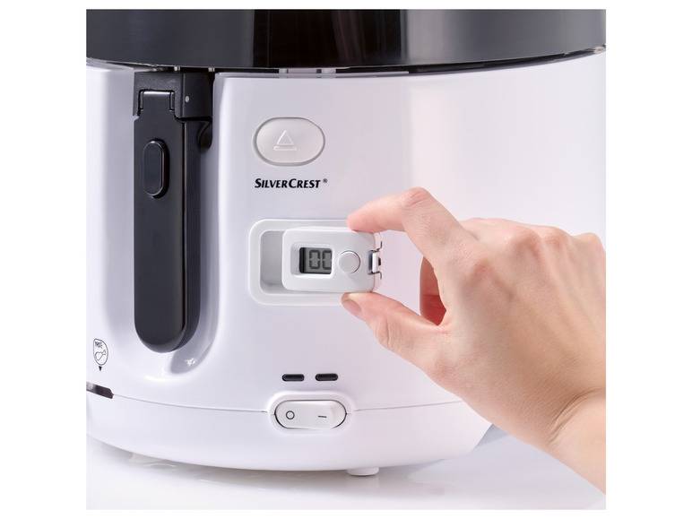 SILVERCREST® KITCHEN TOOLS Fritteuse »SFT 1900 A1«, mit Timer, weiß Begrenzte Freigabe