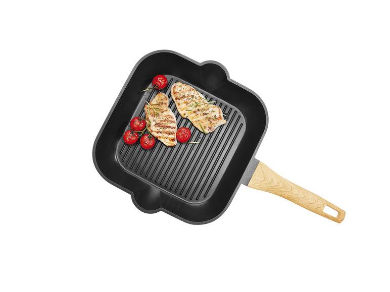 ERNESTO® Aluguss-Pfanne / -Grillpfanne, mit Antihaftbeschichtung Nur für heute