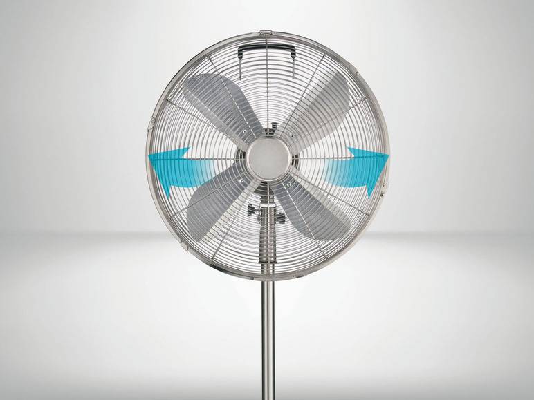 SILVERCREST® Standventilator »SSVM 40 B2«, aus Metall, mit breitem Fuß Clearance-Verkauf
