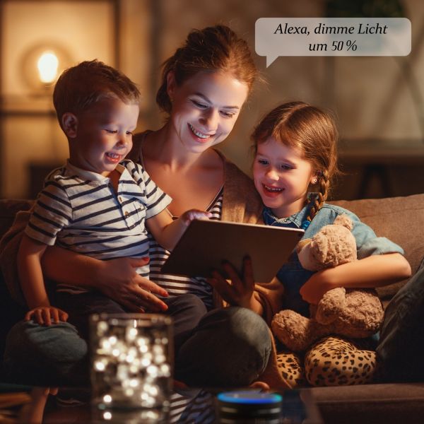 GU10 LED RGB Leuchtmittel, PAR16, warmweiß - kaltweiß (2900 - 6200 K), 5,5 W, 473lm, 103°, Smart Home, WLAN, Alexa, matt Zeitlich begrenztes Angebot