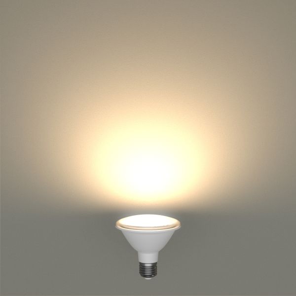 E27 LED Leuchtmittel, PAR38 kurzer Hals, 14,9 W, 41°, Reflektorspiegel (silber) (Lichtfarbe, Farbe wählbar) Neuheiten