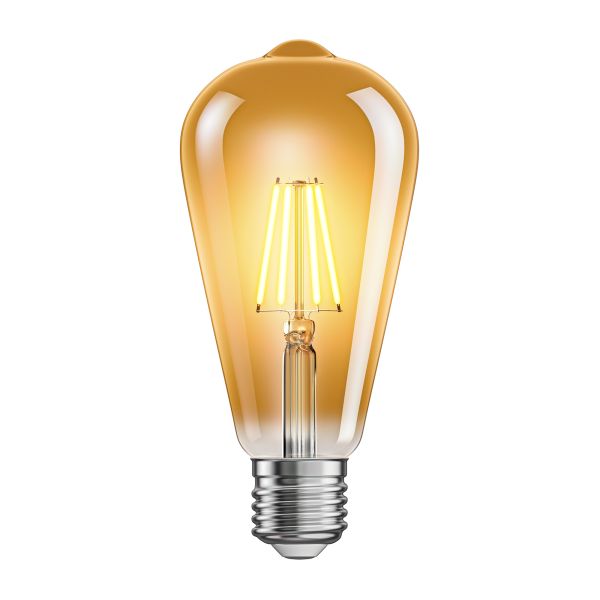 E27 LED Leuchtmittel, ST64, extra warmweiß (2200 K), 4 W, 489lm, goldfarben Bis zu 65% Rabatt
