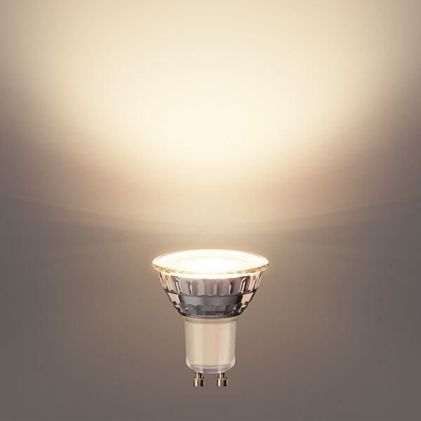 GU10 LED Leuchtmittel, PAR16, warmweiß (2800 K), 7,6 W, 1 103 lm, 33° Reflektorspiegel (silber) EEK C Begrenzt auf 3 Tage