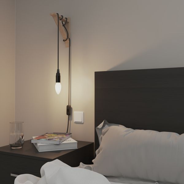 E14 LED Leuchtmittel, Kerze, warmweiß (2700 K), 4,3 W, 424lm, gefrostet Outlet