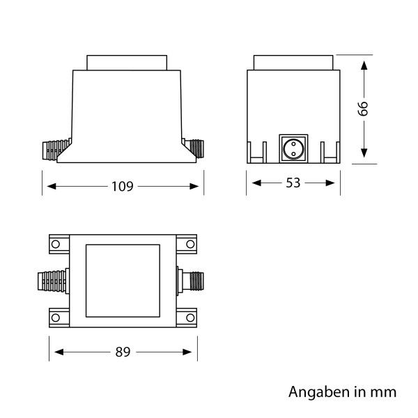 40W LED Trafo-Netzteil/Transformator für Stecksystem NEMO, Stecker, 12V AC, schwarz, IP68 Sonderangebot
