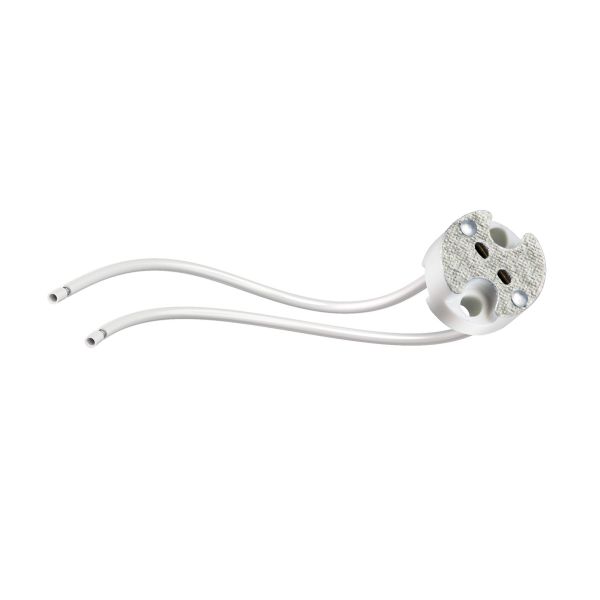 GU5.3/G4 Fassung, Keramik, weiß, 12V AC, max. 25W Exklusivangebot