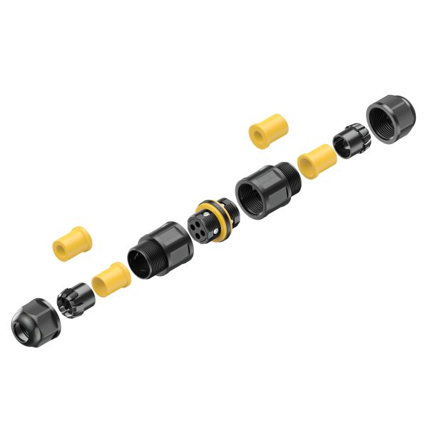 Kabelverbinder für außen, IP68, Muffe für 5 - 12mm Kabel-Durchmesser Valentinstagsangebot
