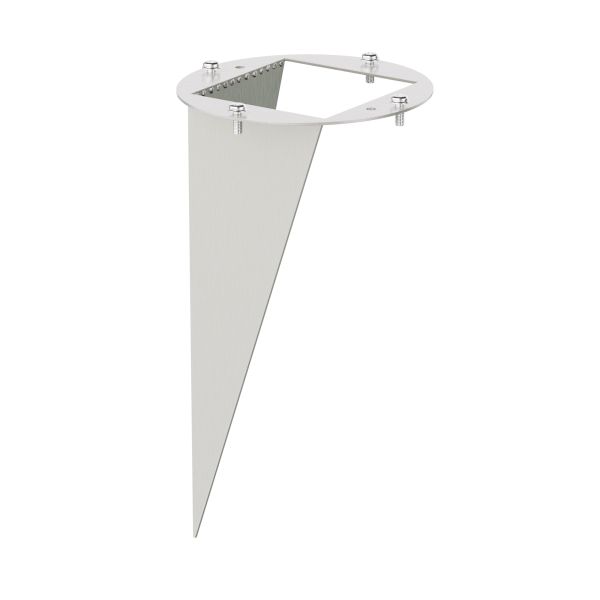 Garten-Erdspieß, für Gartensäulen, edelstahl, 20cm, 110mm Ø Große Rabatte