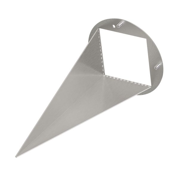Garten-Erdspieß, für Gartensäulen, edelstahl, 20cm, 110mm Ø Große Rabatte