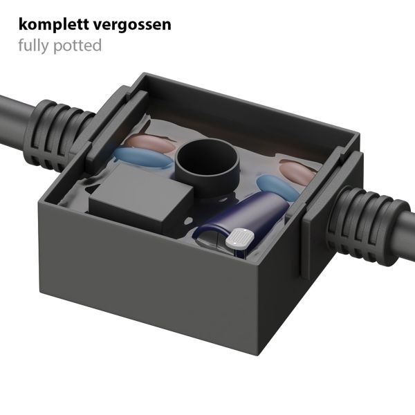 Dämmerungssensor für außen, IP44 Stecksystem NEMO, schwarz, Helligkeitssensor, Tag-Nacht-Schalter Kostenlose Rückgabe