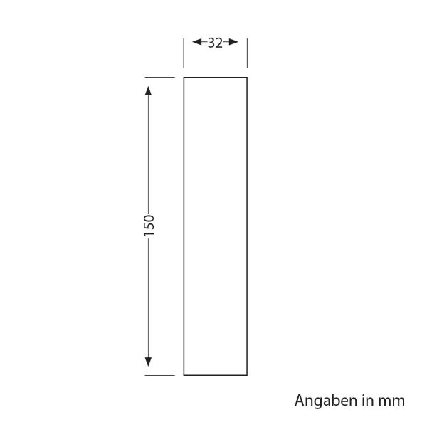 Distanzstück, für Garten-Erdspießleuchten, schwarz, 15cm, 32mm Ø Saisonale Angebote
