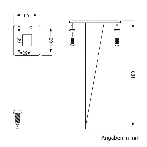Garten-Erdspieß, für POMI, edelstahl, 18cm, 8 x 6,5cm Riesige Ersparnisse
