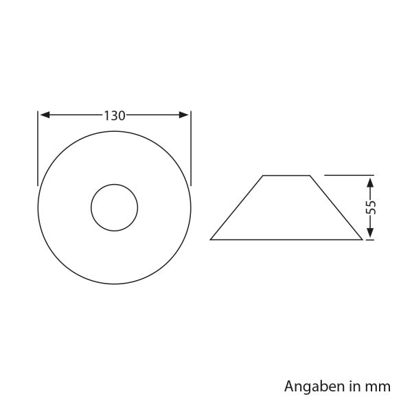 Blendschutzhaube, für HASTAM, schwarz, 130mm Ø Kostenlose Rückgabe