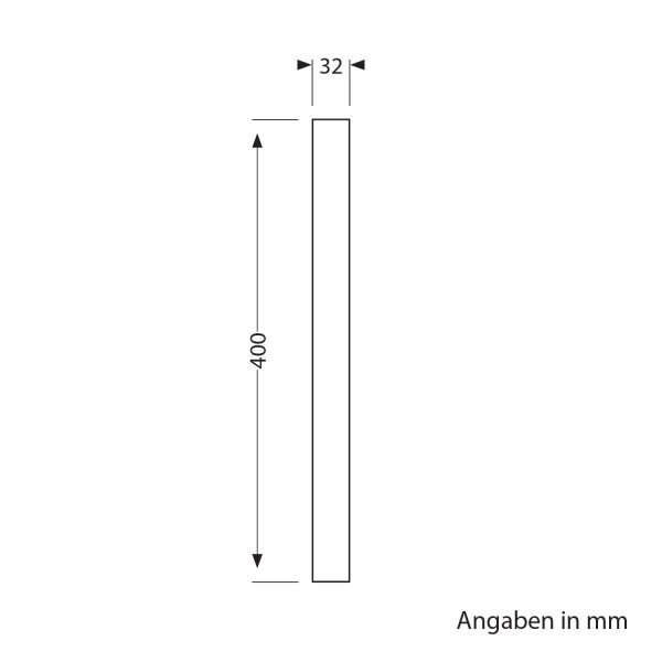 Distanzstück, für Garten-Erdspießleuchten, schwarz, 40cm, 32mm Ø Begrenzte Freigabe