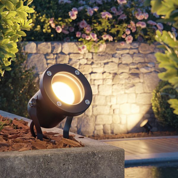 LED Gartenstrahler MIBU für außen, Edelstahl (Farbe, Leuchtmittel wählbar) Tiefpreis