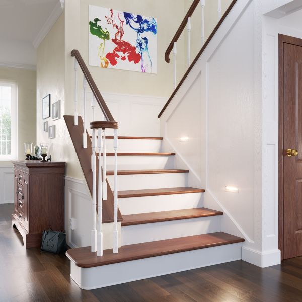 LED Treppenlicht/Wandeinbauleuchte für innen und außen, eckig, edelstahl, 198 x 61mm, 2,2 W, 248lm, warmweiß JETZT KAUFEN