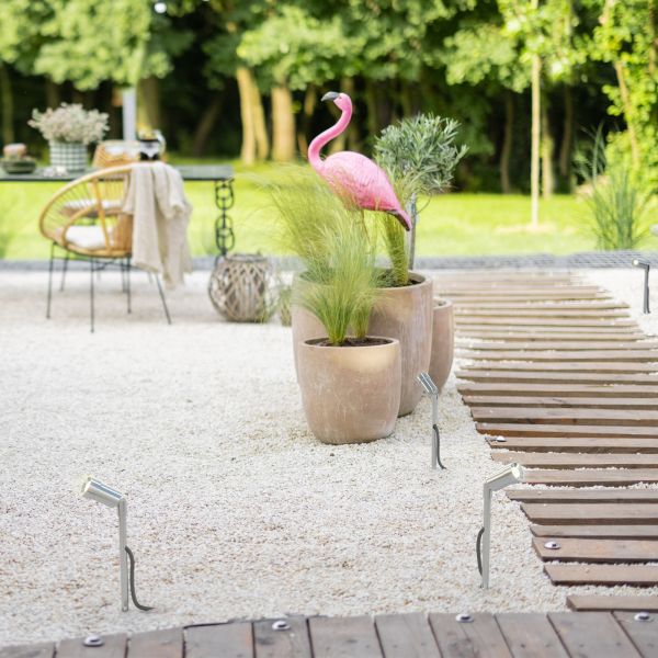 LED Gartenstrahler Spico mit Erdspieß für außen, IP44, 105lm (Farbe, Lichtfarbe, Set Vorschaltgerät wählbar) Bis zu 50% Rabatt