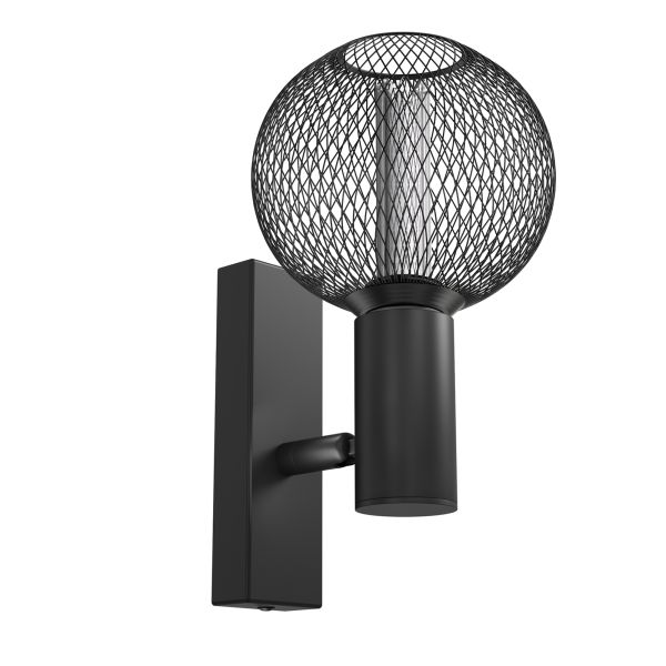 Vintage Wand-Leuchte FARE, Retro, schwarz, schwenkbar, inkl. E27 LED, G120, extra warmweiß, 4W, 220lm Black Friday Preise