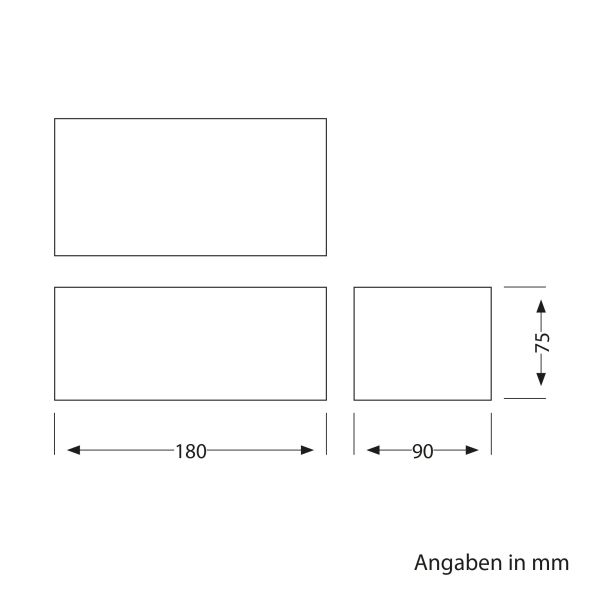 Wandsteckdose WAST für außen, IP44, 2-fach, anthrazit, inkl. LED Downlight, 430lm, warmweiß Flash Sale