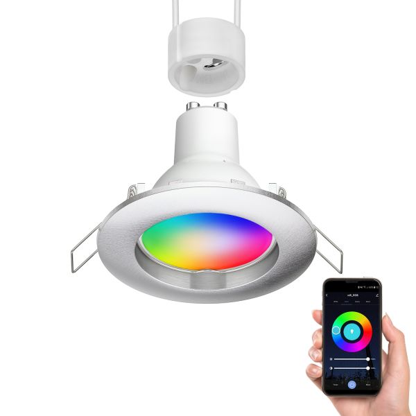Deckeneinbaurahmen Circ, rund, inkl. Smart Home RGBW (Farbe wählbar) Saisonschlussverkauf