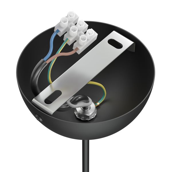 Pendelleuchte / Hängelampe DORI, schwarz matt, inkl. E27 LED, G120, extra warmweiß, 4W, 220lm Exklusive Angebote