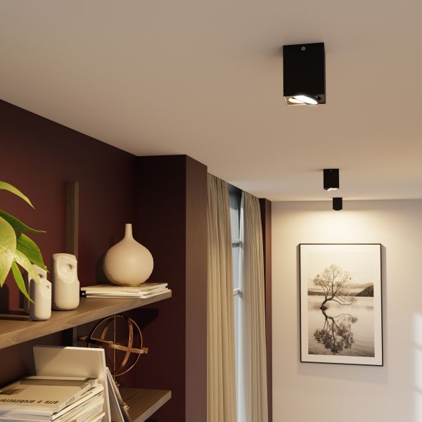 Deckenleuchte DEJO, 8 x 8cm + GU10 Smart Home RGBW LED 473lm (Farbe wählbar) JETZT KAUFEN