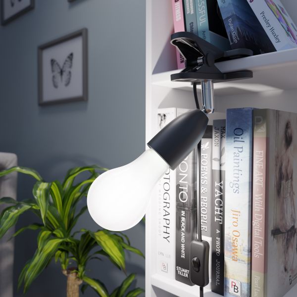 E27 Klemmleuchte LIK, inkl. Smart Home RGBW LED Lampe, 8,89W, 892lm (Farbe wählbar) Super Rabatt
