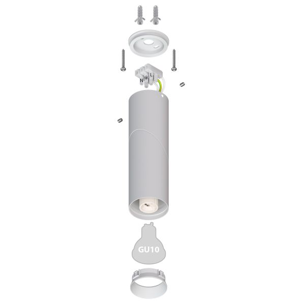 Deckenleuchte DAISI, weiß matt + Smart Home RGBW GU10 LED Lampe 473lm Hotsell