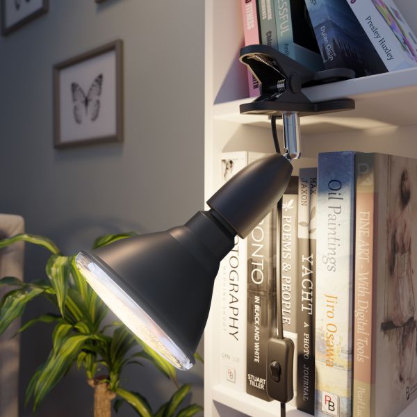 E27 Klemmleuchte LIK inkl. PAR38 Lampe (Farbe, Leuchtmittel wählbar) Rabatt