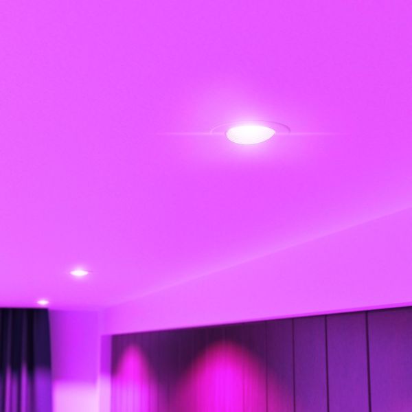 Decken-Einbaustrahler KUN, rund, schwenkbar + Smart Home RGBW GU10 LED Lampe 473lm Neueste Stile