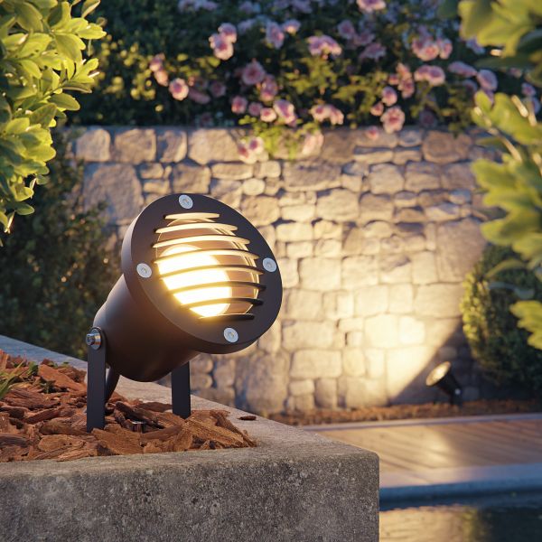 LED Gartenstrahler DUK, Gitter, mit Erdspieß für außen, Aluminium (Farbe, Leuchtmittel wählbar) Hotsell
