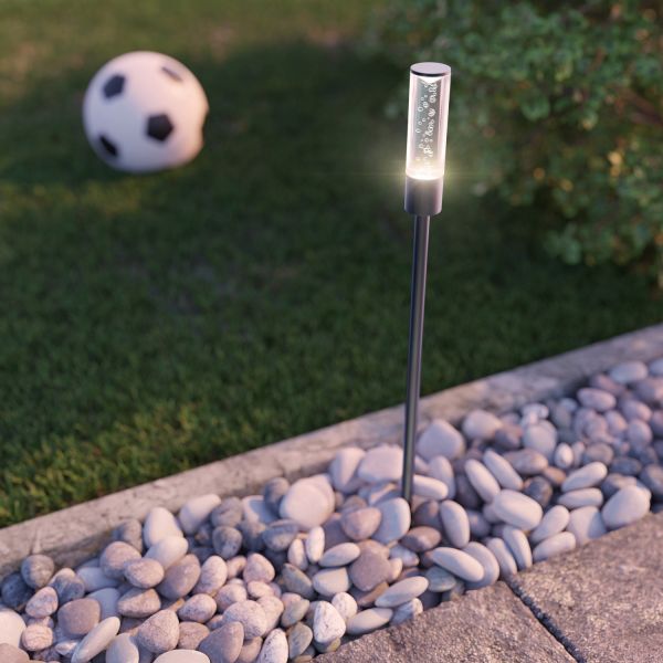 LED Gartenleuchte Hastam schwarz mit Erdspieß für außen, IP44 (Lichtfarbe, Set Vorschaltgerät wählbar) Flash Sale