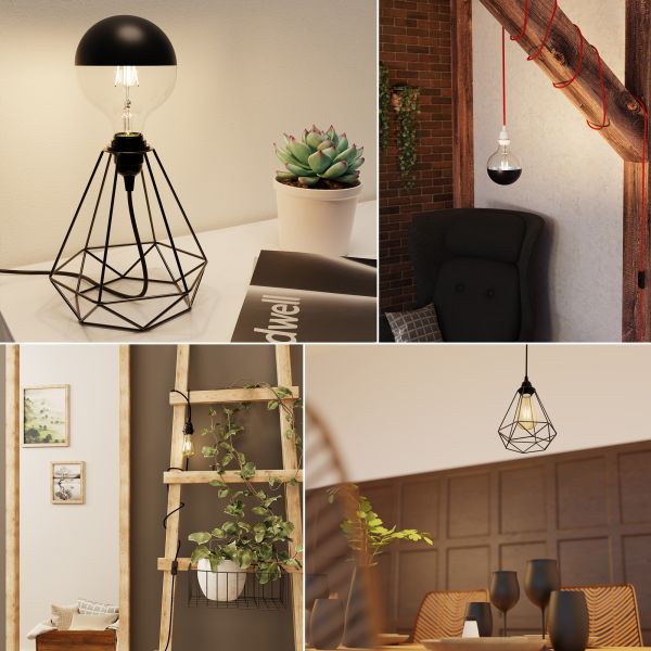 Kabel LEKA, Stecker, Schalter, 3m (Leuchtmittel wählbar) Rabatte dieses Monats