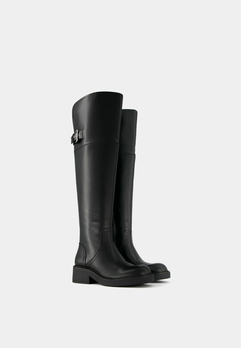 Bershka Bershka Cowboy/Biker boots - black Begrenzte Freigabe