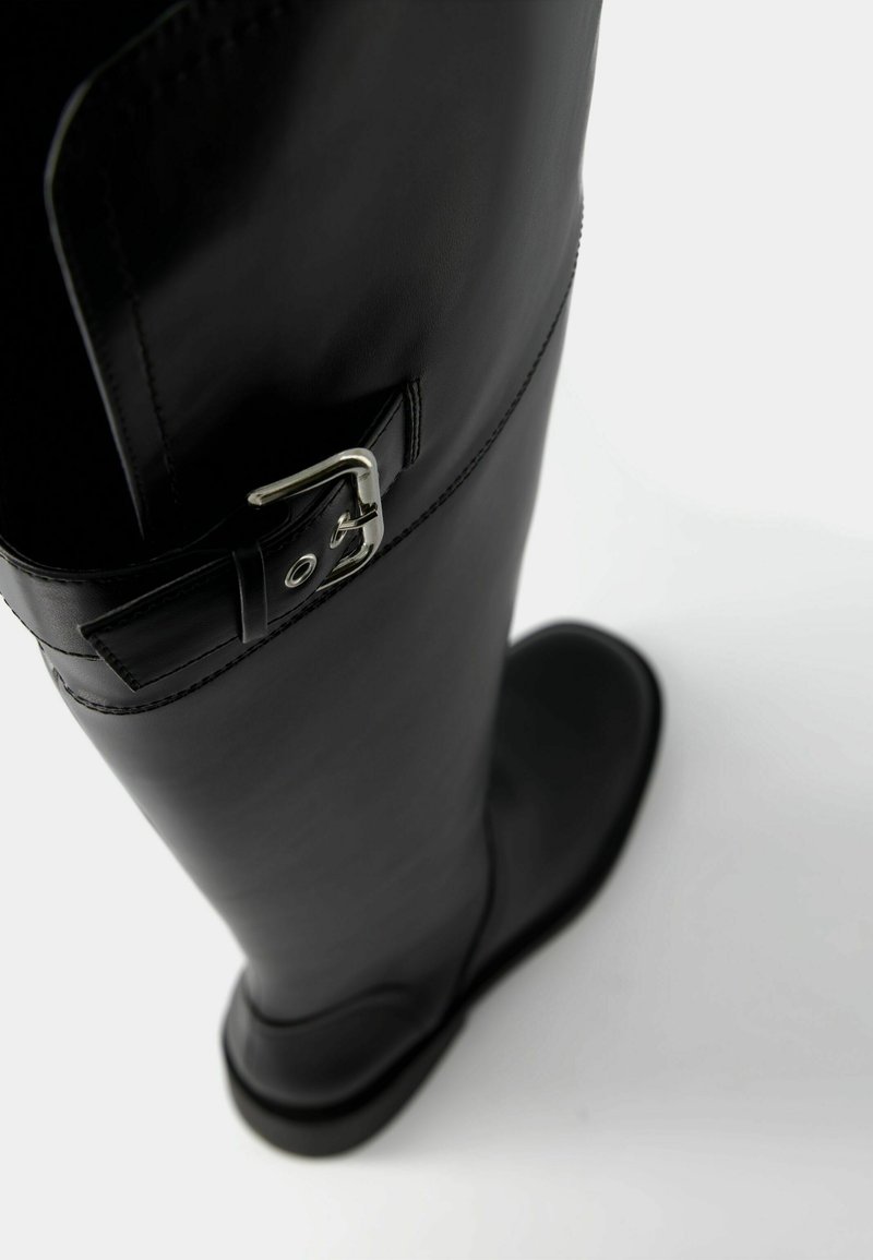 Bershka Bershka Cowboy/Biker boots - black Begrenzte Freigabe