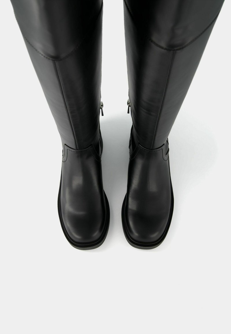 Bershka Bershka Cowboy/Biker boots - black Begrenzte Freigabe