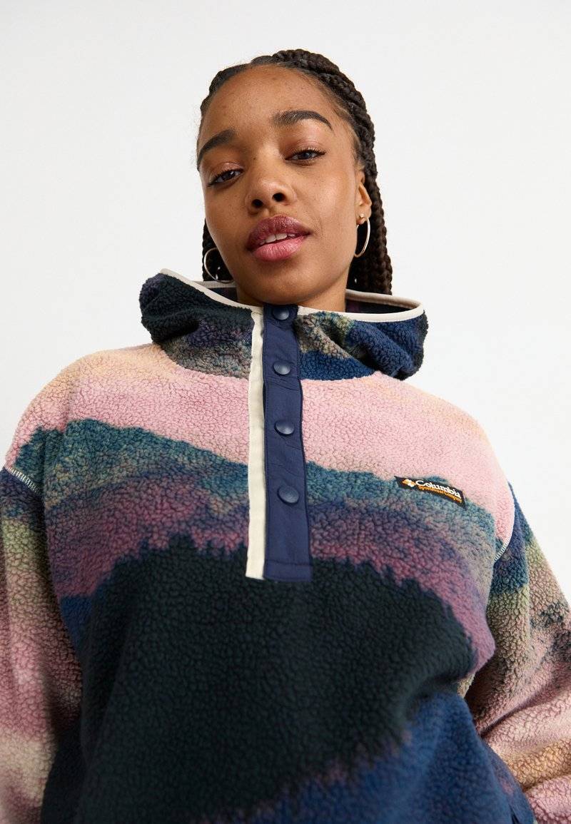 Columbia Columbia HELVETIA™ II PRINTED HOODIE - Hoodie - collegiate navy Valentinstagsangebot