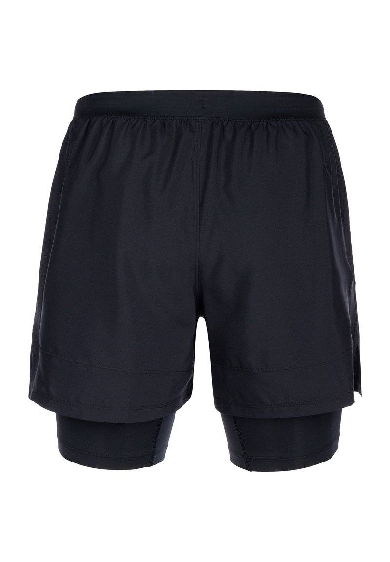 Under Armour Under Armour LAUNCH SHORTS 2-IN-1 - Sports shorts - black black reflective Zeitlich begrenztes Angebot