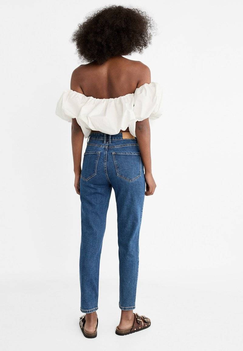 Stradivarius Stradivarius MOM - Relaxed fit jeans - raw denim Wochenangebot