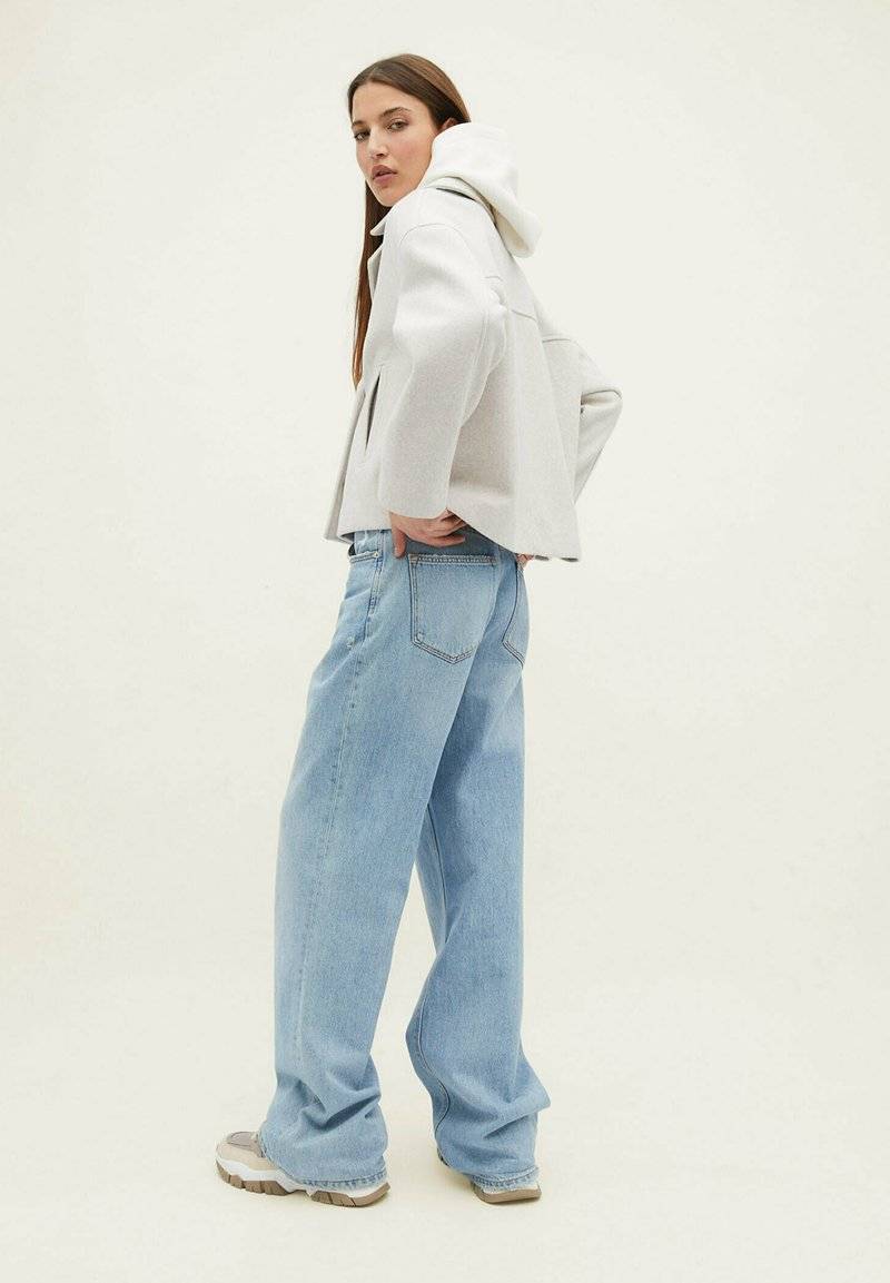 Stradivarius Stradivarius SOFT WRAP - Blazer - stone Begrenzte Freigabe