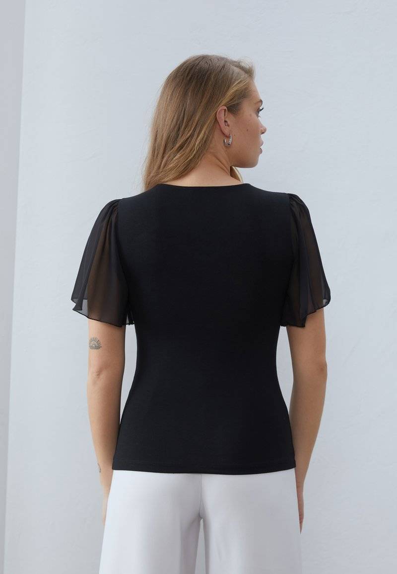 Anna Field Anna Field Print T-shirt - black Bis zu 60% Rabatt