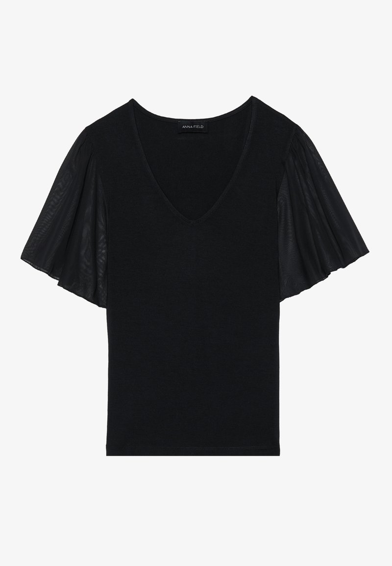 Anna Field Anna Field Print T-shirt - black Bis zu 60% Rabatt